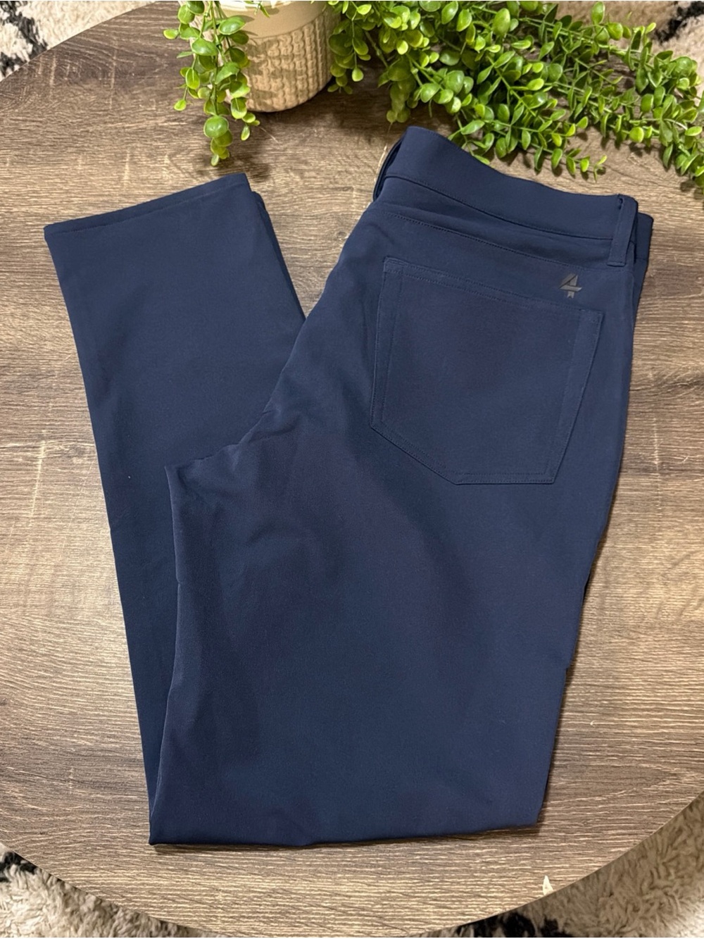 Fourlaps Radius Pants Mens 33x30 Navy Blue Performance Stretch 5-Pocket